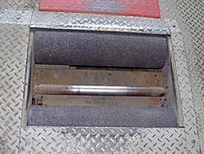 敷涂 2 年后和 12000 次制动测试后，涂层状况极佳